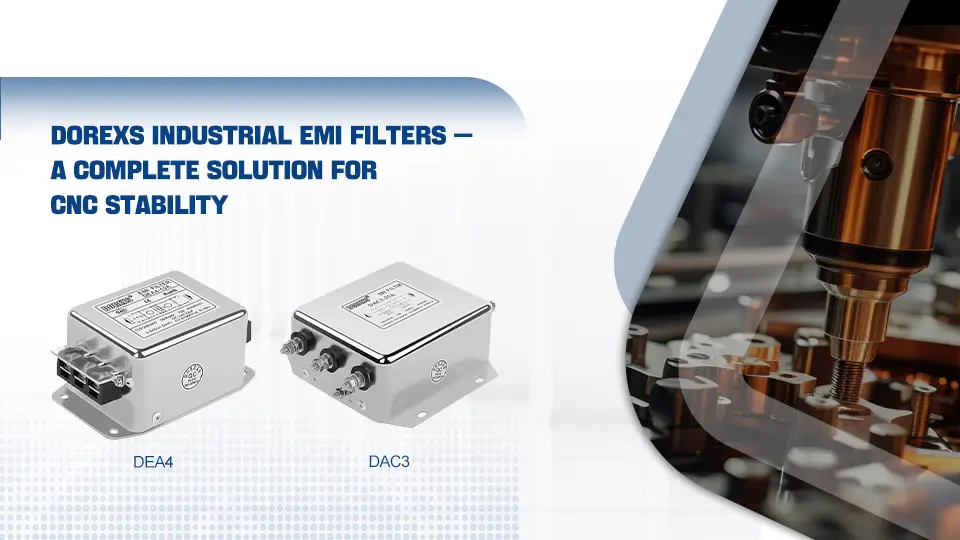 DOREXS Industrial EMI Filters — A Complete Solution for CNC Stability